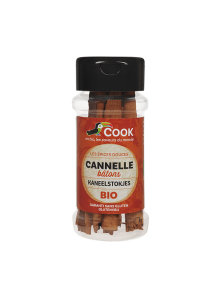 Cook organic cinnamon sticks in a packaging of 12g
