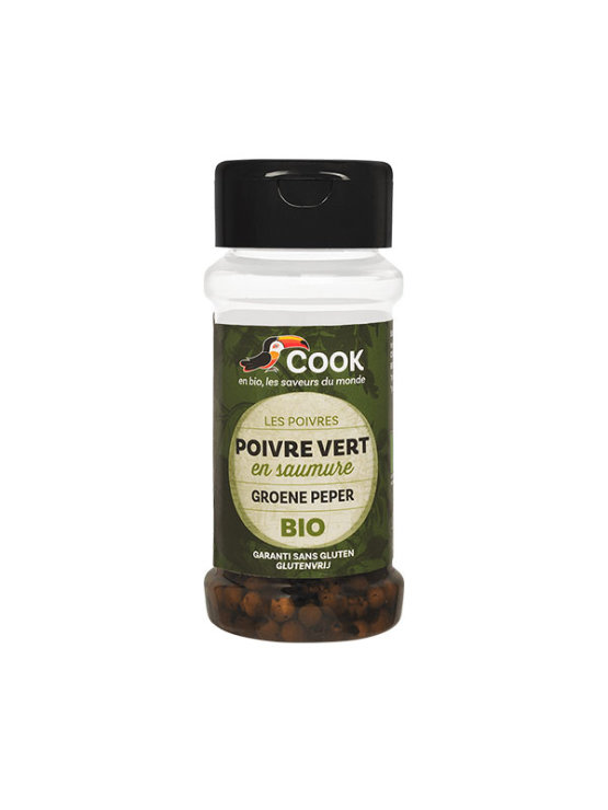 Cook organic green peppercorns in brine in a packaging of 55g