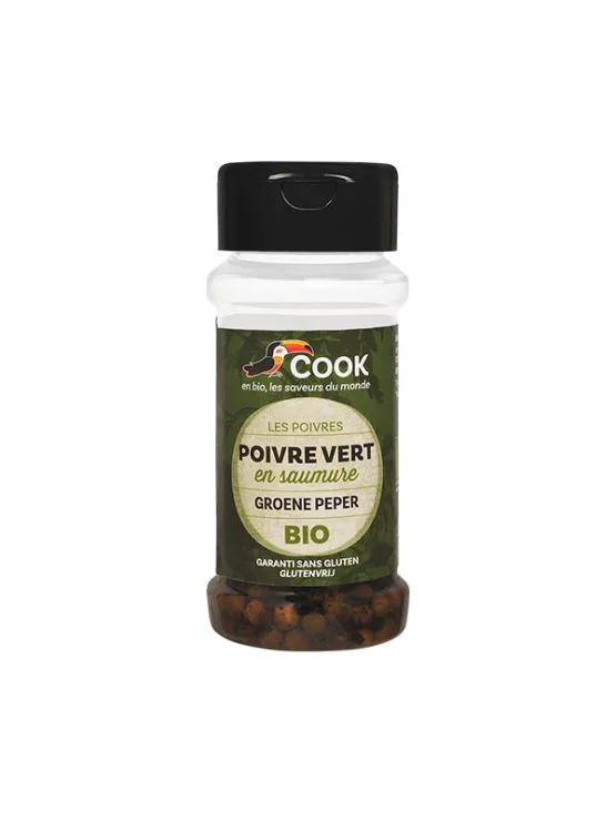 Cook organic green peppercorns in brine in a packaging of 55g