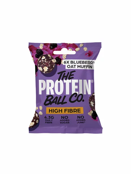 Protein Ball CO breakfast balls in a packaging containing 6 protein balls