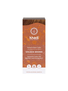 Natural Hair Colour Golden Brown - 100g Khadi