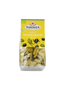 Pane Picco organic olive snack in a bag containing 150g