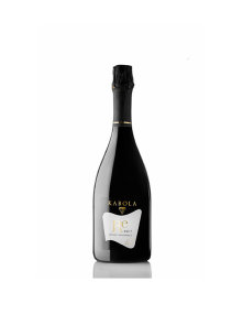 Kabola Re Brut sparkling wine in a dark bottle of 0,75l