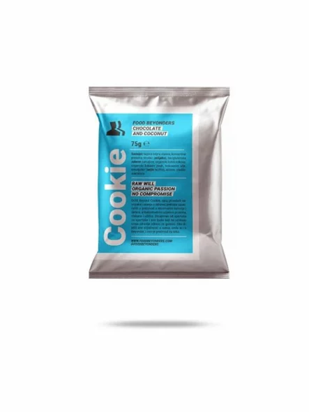Food Beyonders protein cookie in a packaging of 60g