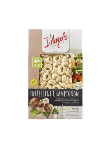 D'Angelo organic mushroom tortellini in a packaging of 250g