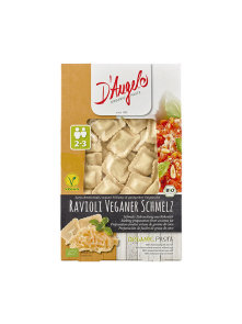 D'Angelo organic vegan ravioli in a packaging of 250g
