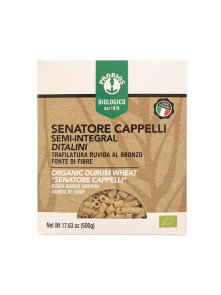 Probios organic durum wheat ditalini pasta in a packaging of 500g