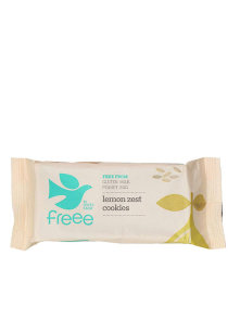 Freee organic gluten free lemon cookies in a packaging of 150g