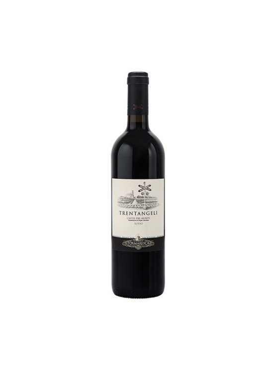Tormaresca organic Trentangeli Cuvee red wine in a glass bottle of 0,75L