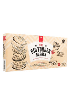Viana American style vegan burger bio yonder in a packaging of 175g