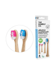 Electric Toothbrush Bamboo Heads - 4pcs Humble Brush