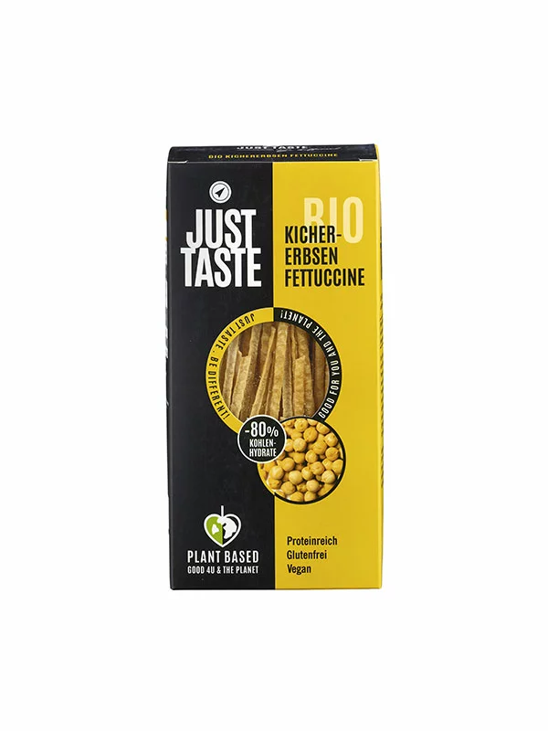 Just Taste organske Fettuccine od slanutka i soje u pakiranju od 250g