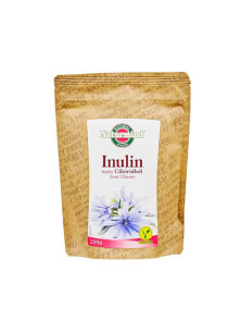 Naturmind inulin powder in a paper bag containing 250g