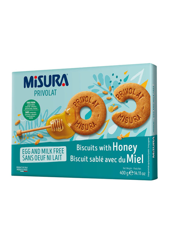 Privolat Veggie Honey Biscuits without egg & milk in a packaging of 400g