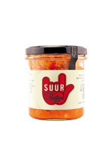 Suur Kimchi style organic fermented vegetables in a 240g jar