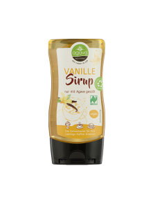 Agava Karin Lang organic vanilla flavoured agave syrup in a squeeze bottle of 350g