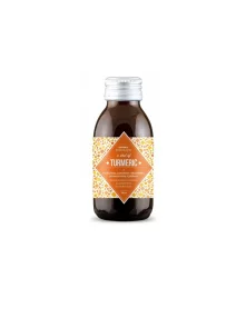 Organic Human organic turmeric shot in a dark bottle of 100ml
