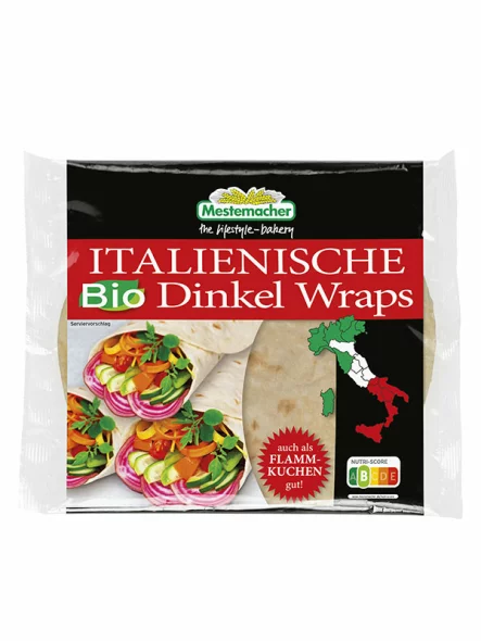 Spelt Tortillas - 4pcs Organic 225g Mestemacher