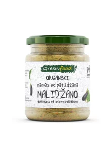 Greenfood organic malidžano eggplant spread in glass jar of 260g