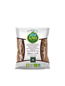 Whole Grain Durum Wheat Penne Pasta - Organic 500g Pasta Lori Puglia