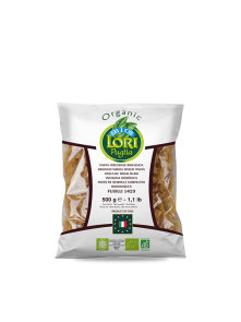 Pasta Lori Puglia organic durum wheat fusilli pasta in a packaging of 500g