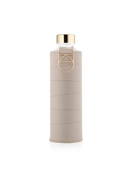 Equa BPA-Free glass bottle with 750ml volumewith cover mismatch beige