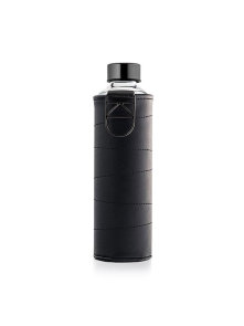 Equa BPA-Free glass bottle with black cover with 750ml volume