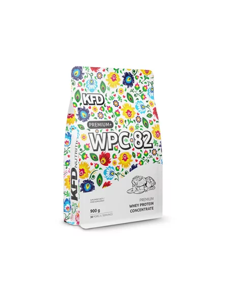 KFD WPC premium protein salted caramel in a resealable packaging of 900g