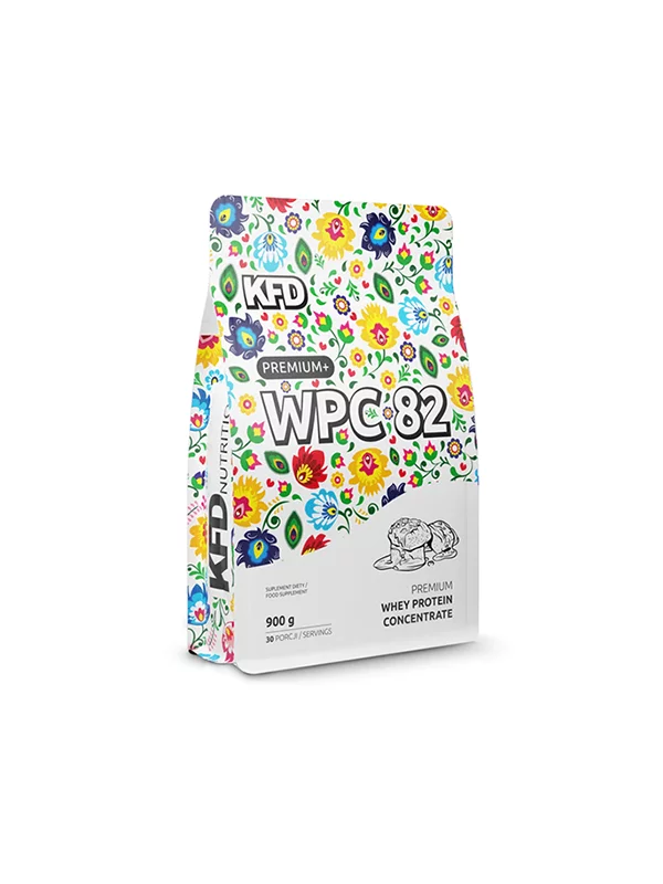 KFD WPC premium protein salted caramel in a resealable packaging of 900g