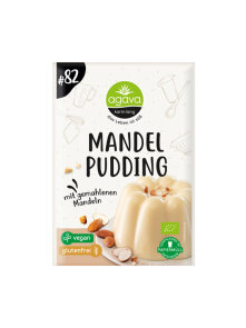 Agava Karin Lang organic gluten free almond pudding in a 49g sachet