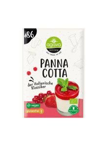 Agava Karin Lang organic gluten free panna cotta in a 33g sachet