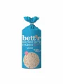 Bett'r organic rice crackers with Himalayan salt in a packaging of 120g