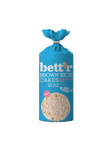 Bett'r organic rice crackers with Himalayan salt in a packaging of 120g