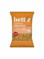 Bett'r organic & gluten free crackers in a packaging of 100g