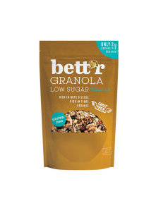 Bett'r organic gluten free hazelnut granola in a packaging of 300g