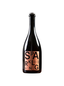 Cidrani organic non-alcoholic cranberry sparkling wine in a glass bottle of 750ml