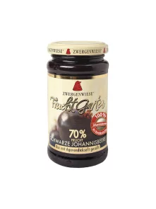 Blackcurrant Jam Gluten Free - Organic 225g Zwergenwiese