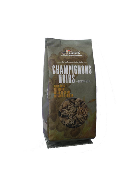 Cook organic dried wood ear mushrooms in a dark packaging of 40g