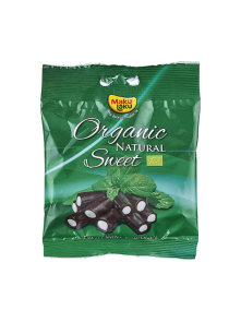 Makulaku organic liquorice gummies with mint in a packaging of 80g