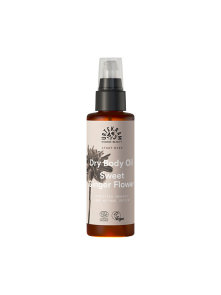 Urtekram organic ginger blossom dry oil in a 100ml plastic bottle with a pump