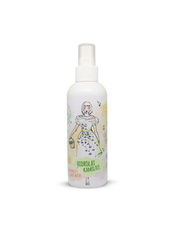 Mala od Lavande chamomile hydrolat in a white spraying bottle of 200ml