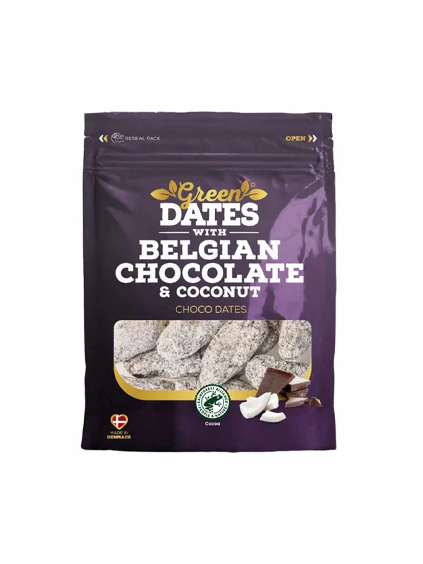 Northern Greens Dates With Coconut in a packaging of 120g
