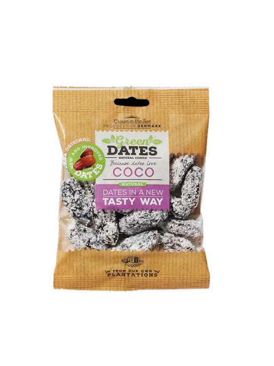 Northern Greens Dates With Coconut in a packaging of 150g