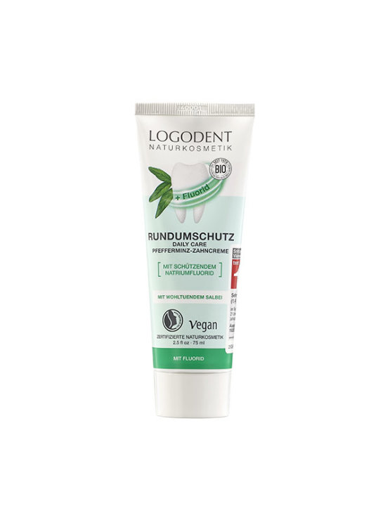 Logodent daily care toothpaste with fluoride in a packaging of 75ml
