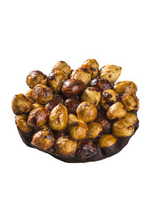 Rosengarten organic hazelnut & dark chocolate  pastries in a cardboard box containing 20 pastries