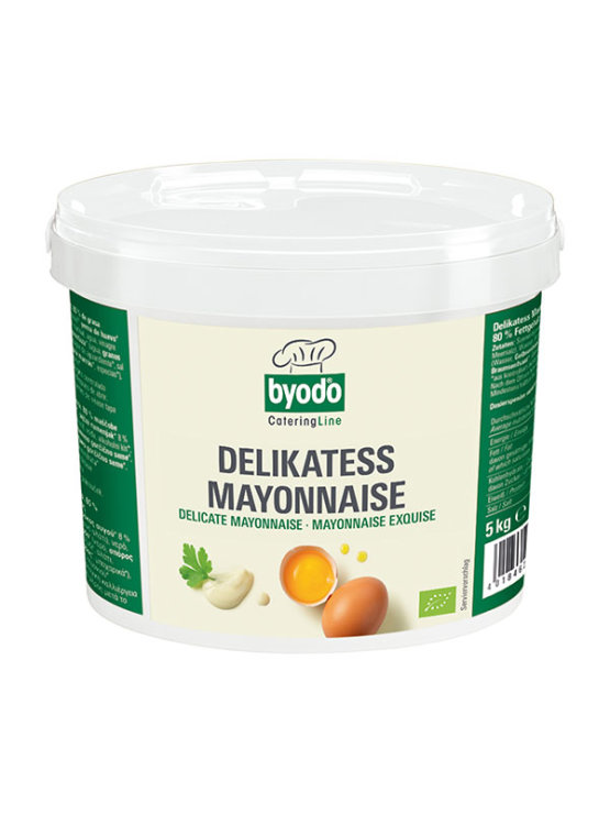 Byodo catering size organic mayonnaise in XXL packaging of 5 KG