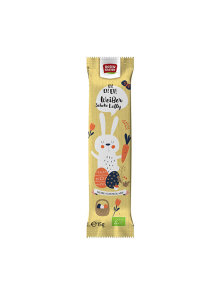 Rosengarten organic white chocolate lolly ''Easter Bunny'' in a packaging of 15g