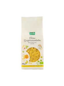 Byodo organic durum wheat soup noodles Filini in a packaging of 250g