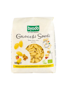 Byodo organic durum wheat gnocchi sardi in a packaging of  500g