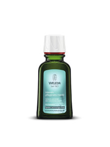 Weleda hair oil for dry and brittle hair with rosemary in a glass packaging of 50ml